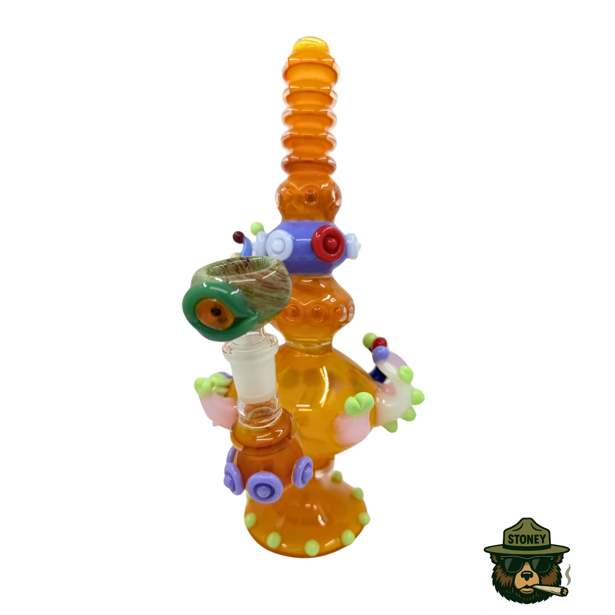 One-of-One Handcrafted Color-Worked Glass Rig - #1126