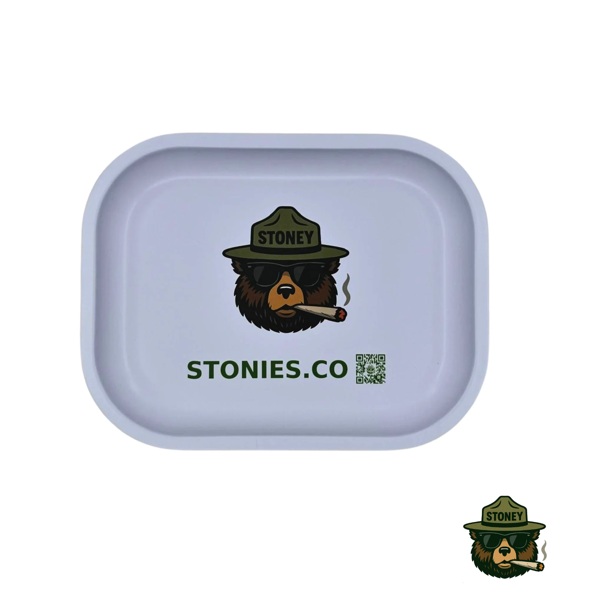 Stonies Branded Rolling Tray | Clean Setup | Everyday Essential